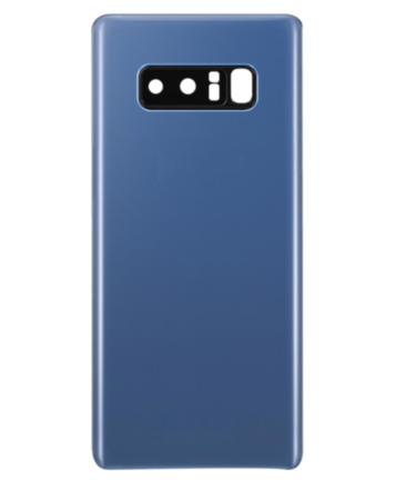 Back Glass with Camera Lens and Adhesive for Galaxy Note 8 (NO LOGO) (DEEP SEA BLUE)