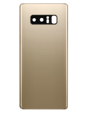 Back Glass with Camera Lens and Adhesive for Galaxy Note 8 (NO LOGO) (MAPLE GOLD)