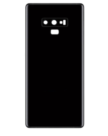 Back Glass with Camera Lens and Adhesive for Galaxy Note 9 (NO LOGO) (MIDNIGHT BLACK)