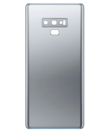 Back Glass with Camera Lens and Adhesive for Galaxy Note 9 (NO LOGO) (CLOUD SILVER)