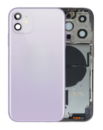 Back Housing Frame with Small Components Pre-Installed for iPhone 11 (PURPLE) (OEM Pull A Grade)