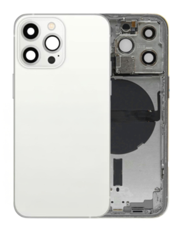 Back Housing Frame with Small Components Pre-Installed for iPhone 13 Pro (SILVER) (US Version) (OEM Pull A Grade)