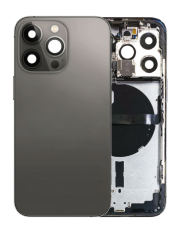 Housing Frame with Small Parts Pre-Installed for iPhone 13 Pro (SPACE BLACK) (International) (OEM Pull A Grade)