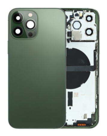 Housing Frame (GREEN) (International) (OEM Pull A Grade) Small Parts Pre-Installed for iPhone 13 Pro Max