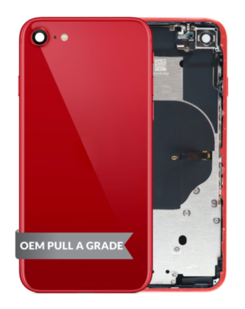 iPhone SE (2020) Back Housing with Small Parts (RED) (OEM Pull A Grade)