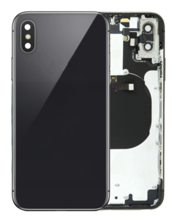 Back Housing Frame with Small Components Pre-Installed for iPhone X (SPACE GRAY) (OEM Pull A Grade)