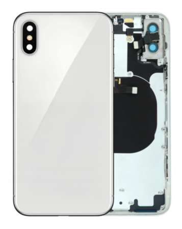 Back Housing Frame with Small Components Pre-Installed for iPhone X (SILVER) (OEM Pull A Grade)