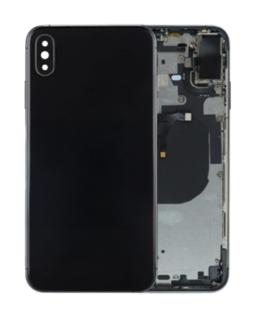 Back Housing Frame with Small Components Pre-Installed for iPhone XS Max (SPACE GRAY) (OEM Pull A Grade)