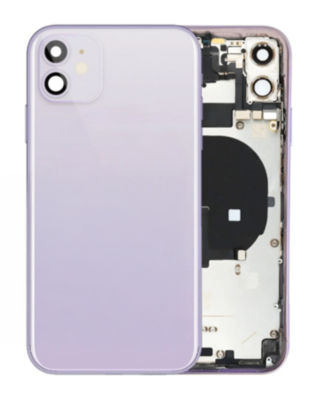 Back Housing Frame with Small Components Pre-Installed for iPhone 11 (PURPLE) (OEM Pull B Grade)