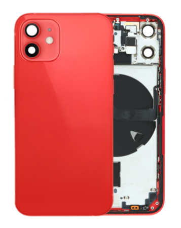 Housing Frame with Small Parts Pre-Installed for iPhone 12 Mini (RED) (International) (OEM Pull B Grade)