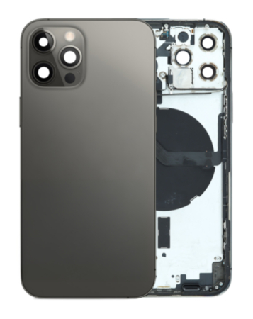 Housing Frame with Small Parts Pre-Installed for iPhone 12 Pro (GRAPHITE) (International) (OEM Pull B Grade)