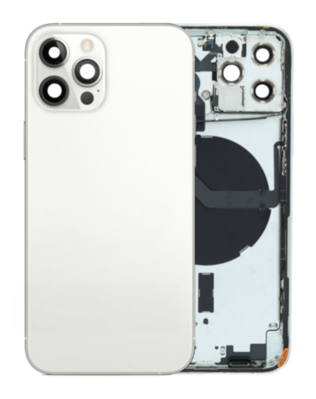 Housing Frame with Small Parts Pre-Installed for iPhone 12 Pro (SILVER) (International) (OEM Pull B Grade)