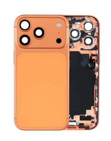 Back Housing Frame with Small Components Pre-Installed for iPhone 17 Pro (COSMIC ORANGE) (US Version) (OEM Pull B Grade)