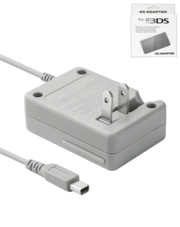 AC Adapter with US Cable for Nintendo New 3DS XL / New 3DS / 3DS XL / 3DS / New 2DS XL / New 2DS / 2DS / DSi XL / Dsi (Only Ground Shipping)