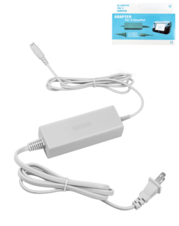 AC Adapter with US Cable for Nintendo Wii U Gamepad (Only Ground Shipping)