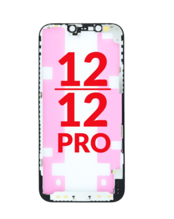 Metal Frame for iPhone 12 / 12 Pro (Premium) (Pack of 10)