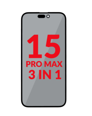 G+ OCA PRO 3-in-1 (Front Glass + Polarizer Film + OCA) for iPhone 15 Pro Max (Premium)