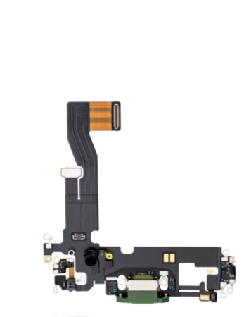 Charging Port Flex Cable for iPhone 12 Pro / 12 (GREEN) (OEM PULL)