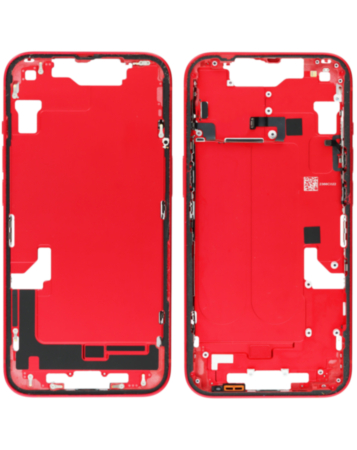 Middle Frame with Parts for iPhone 14 (RED) (International Version) (OEM Pull A Grade)