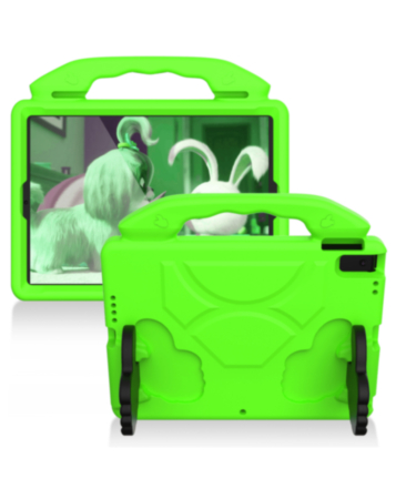Hand - Held Stand Kids Case - GREEN for iPad Air 4 / Air 5 / Pro 11 (All Models) (Only Ground Shipping) 