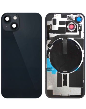 Back Glass with MagSafe Magnet & NFC & Flashlight Flex for iPhone 14 (MIDNIGHT) (OEM Pull A Grade)
