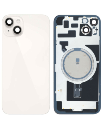 Back Glass with MagSafe Magnet for iPhone 14 Plus (STARLIGHT) (OEM Pull A Grade)