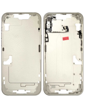 Middle Frame with Small Parts iPhone 14 Plus (WHITE) (US Version) (OEM Pull A Grade)