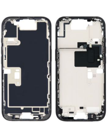 Middle Frame with Photo Capture Button and Small Parts for iPhone 16 Pro (BLACK TITANIUM) (US Version) (OEM Pull A Grade)