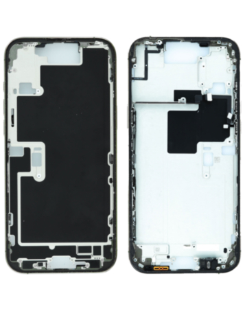 Middle Frame with Photo Capture Button and Small Parts for iPhone 16 Pro Max (NATURAL TITANIUM) (US Version) (OEM Pull B Grade)