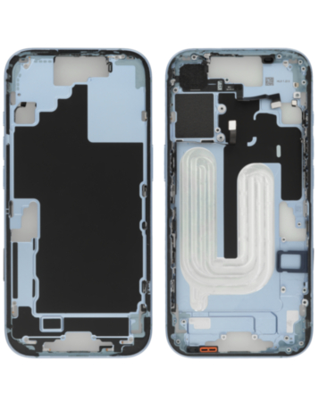 Middle Frame with Small Parts for iPhone 17 (MIST BLUE) (International Version) (OEM Pull A Grade)
