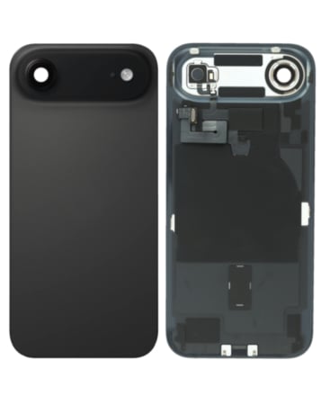Back Glass with Frame and Wireless NFC Charging Flex and MagSafe Magnet for iPhone Air (SPACE BLACK) (OEM Pull A Grade)