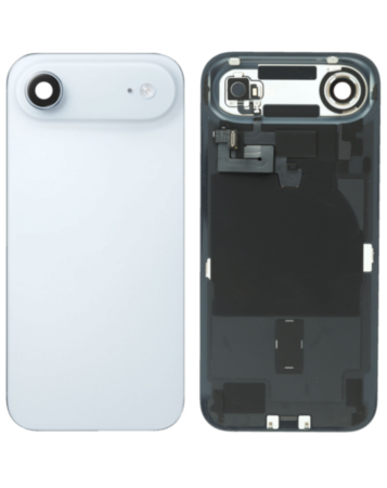 Back Glass with Frame and Wireless NFC Charging Flex and MagSafe Magnet for iPhone Air (SKY BLUE) (OEM Pull A Grade)