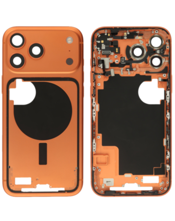 Middle Frame with Small Parts for iPhone 17 Pro Max (COSMIC ORANGE) (International Version) (OEM Pull A Grade)