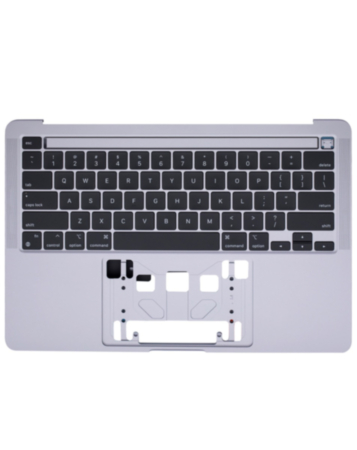 MacBook Pro 13" (A2338/Late 2020) Top Case with Keyboard (SPACE GRAY) (Oem Pull A Grade)