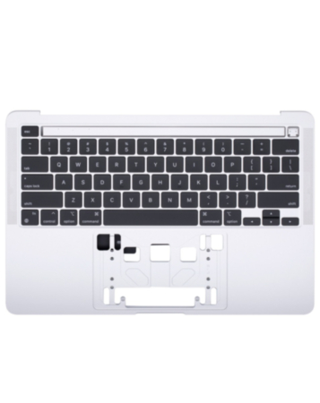 MacBook Pro 13" (A2338/Late 2020) Top Case with Keyboard (SILVER) (Oem Pull A Grade)