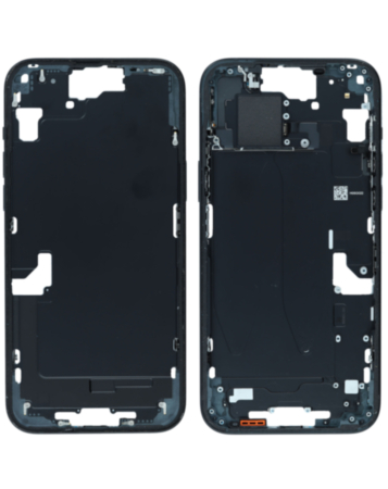 Middle Frame with Parts for iPhone 15 Plus (BLACK) (International Version) (OEM Pull B Grade)