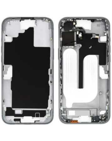 Middle Frame with Photo Capture Button and Small Parts for iPhone 16 Plus (BLACK) (US Version) (OEM Pull A Grade)