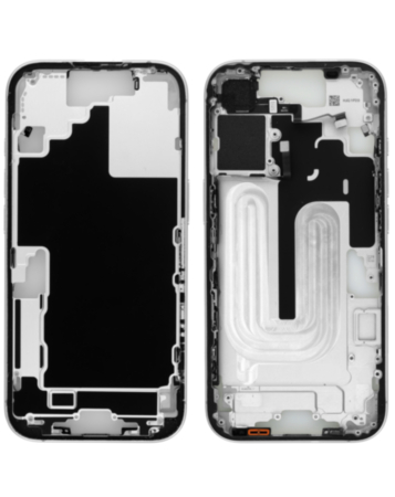 Middle Frame with Small Parts for iPhone 17 (WHITE) (International Version) (OEM Pull B Grade)