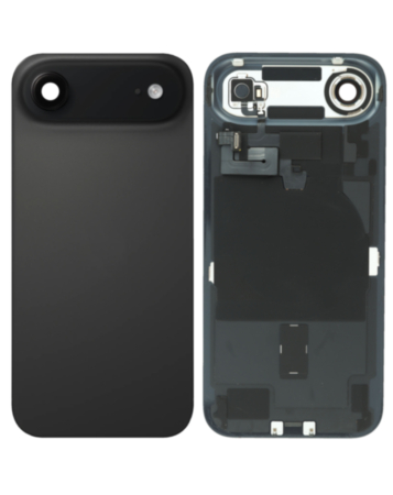Back Glass with Frame and Wireless NFC Charging Flex and MagSafe Magnet for iPhone Air (SPACE BLACK) (OEM Pull B Grade)