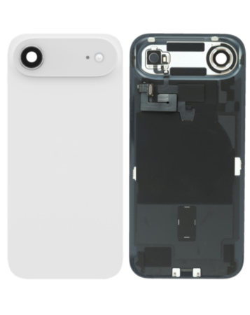 Back Glass with Frame and Wireless NFC Charging Flex and MagSafe Magnet for iPhone Air (CLOUD WHITE) (OEM Pull B Grade)