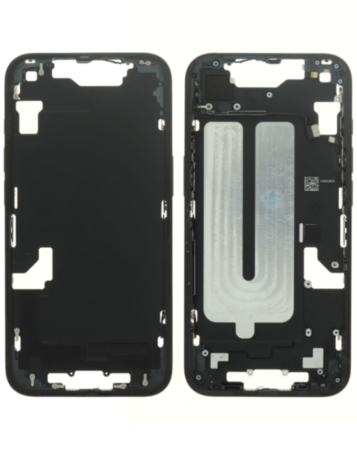 Middle Frame with Small Parts for iPhone 17e (BLACK) (US Version) (OEM Pull B Grade)