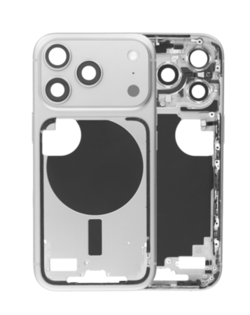Middle Frame with Small Parts for iPhone 17 Pro (SILVER) (US Version) (OEM Pull B Grade)