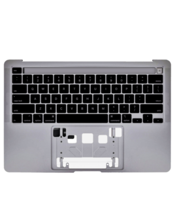 Top Case with US Keyboard for MacBook Pro 13" (A2289 / Early 2020) (SPACE GRAY) (OEM Pull B Grade)