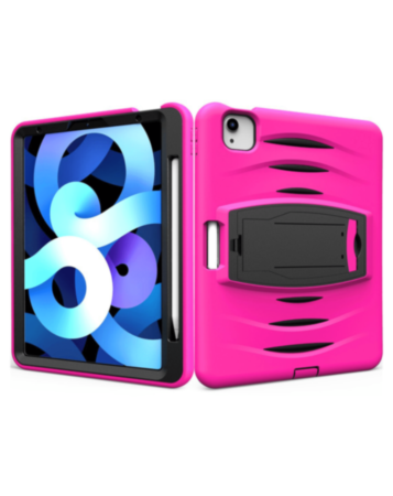 Shockproof Case with Pen Slot - PINK for iPad Pro 12.9 (3rd / 4th / 5th / 6th) (Only Ground Shipping)