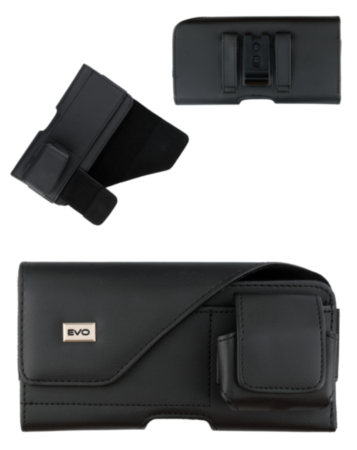 EVO 6.9" Horizontal Nylon Pouch Case with Earbuds Leather Pouch (Only Ground Shipping)
