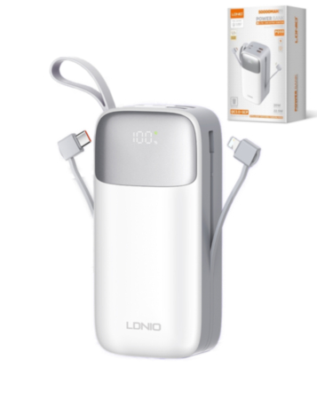 LDNIO PQ50 Power Bank with Lanyard (50000 mAh / 22.5W) (Only Ground Shipping)