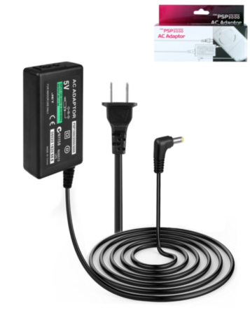 AC Adapter with US Cable for PSP 1000 / 2000 / 3000 (Only Ground Shipping)