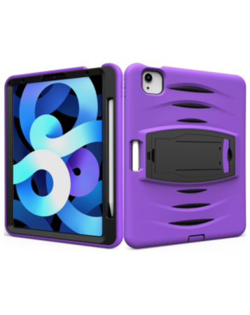 Shockproof Case with Pen Slot - PURPLE for iPad Pro 12.9 (3rd / 4th / 5th / 6th) (Only Ground Shipping)