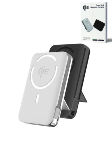 Qi2 Certified Magnetic Wireless Power Bank with USB-C (10000 mAh / 30W) (Only Ground Shipping)