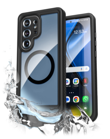 Galaxy S25 Ultra REDPEPPER FS Series Transparent Waterproof Hybrid Case (Only Ground Shipping)